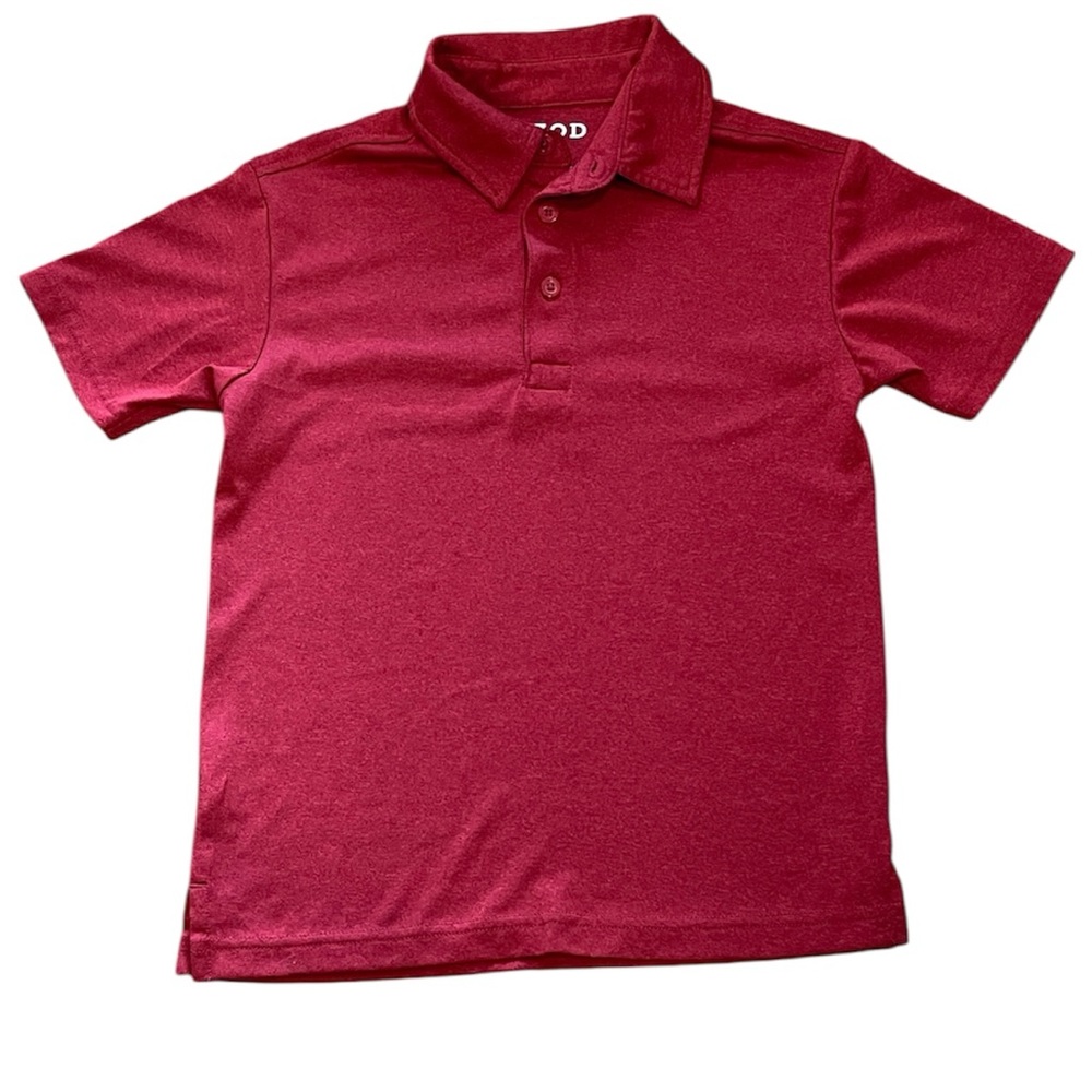 IZOD BOYS RED SHORT SLEEVE POLO SHIRT SIZE SMALL 8